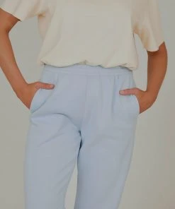 Vacancy Supply Paradise Sweatpants - Sky Blue