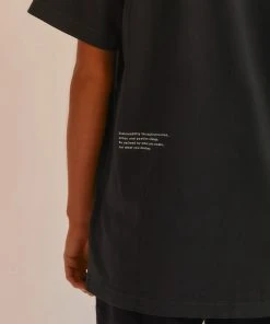 Afends New & Most Loved Premium Organic Unisex Rettro Fit Tee - Black