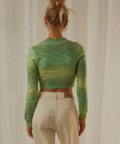 Peppermayo New & Most Loved Belmont Cropped Cardigan - Green
