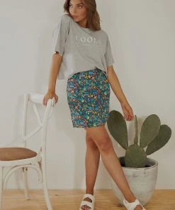Cools Club New & Most Loved Easy Skirt - Tropic Nights