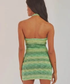 Peppermayo Young Hearts Mini Dress - Green New & Most Loved