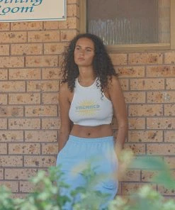 Vacancy Supply Sunburst Singlet - White New & Most Loved