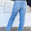 Lee High Straight Jean - Supple Blue