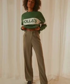 4th & Reckless New & Most Loved Archer Trouser - Muted Khaki