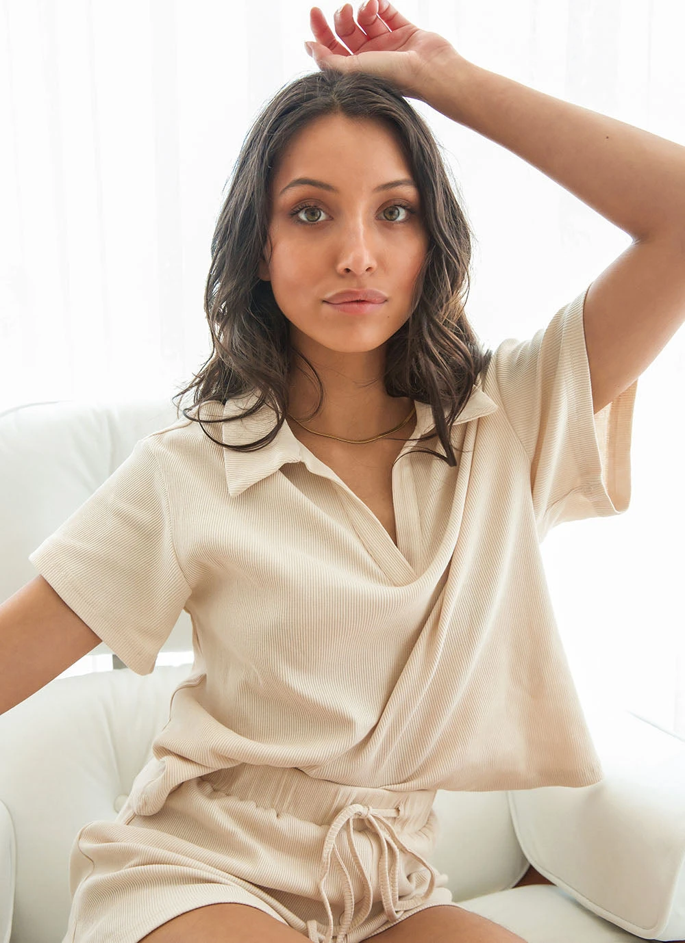 Peppermayo Exclusive New Tops Casita Top - Light Beige 3 Peppermayo Exclusive New Tops Casita Top - Light Beige