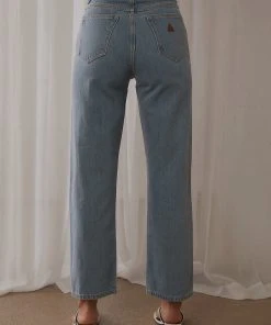 Abrand A Venice Straight Jeans - Waterfalls Blue