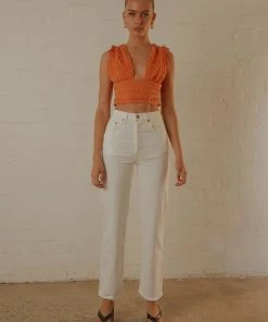 Levi's Ribcage Straight Ankle Jeans - Cloud Over New & Most Loved