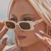 Riley Hubatka X Peppermayo New & Most Loved Join The Holiday Sunglasses - Ivory