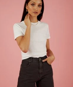 Afends New & Most Loved Rosa - Hemp Fitted Tee - White