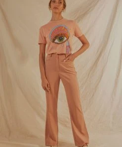 Wrangler Rainbow Eye Tee - Harvest Peach New & Most Loved