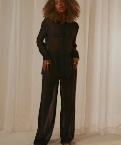 4th & Reckless Darcie Trouser - Black New & Most Loved