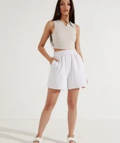 Afends Tamra - Sleeveless Top - Moonbeam New & Most Loved