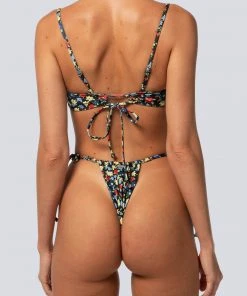 LaHana Swim New & Most Loved Scarlett Top - Dark Floral