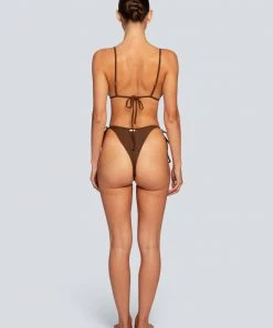 LaHana Swim Amara Bottom - Ribbed Brown